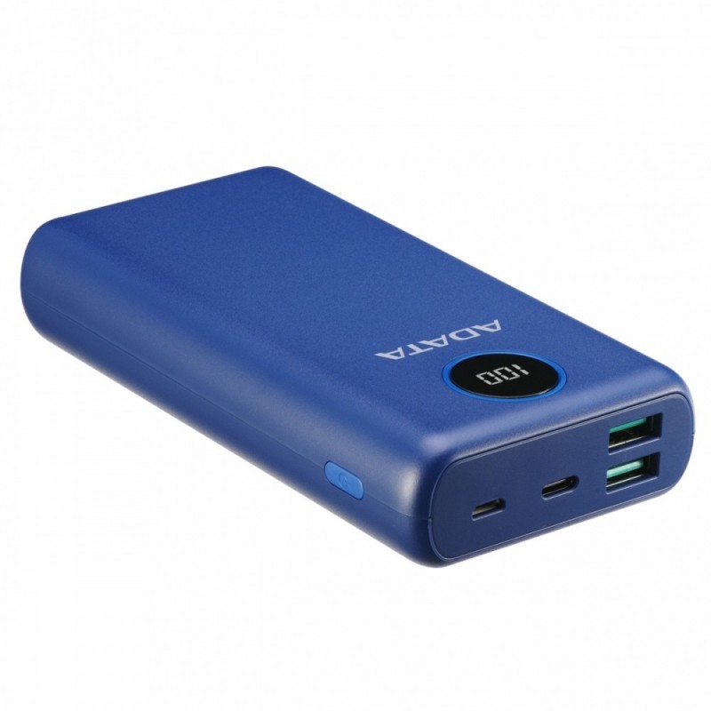 Powerbank P20000QCD 20000mAh Niebieski QC/PD  Powerbank P20000QCD 20000mAh Niebieski QC/PD