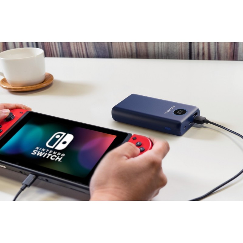 Powerbank P20000QCD 20000mAh Niebieski QC/PD  Powerbank P20000QCD 20000mAh Niebieski QC/PD