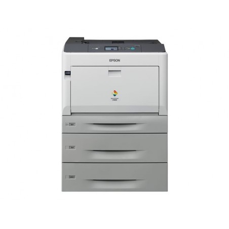 EPSON AcuLaser C9300D2TN A3 color USB 30ppm A4 4800RIT Duplex 2 Paper Trays and Network