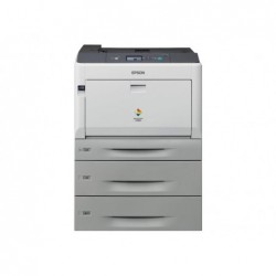 EPSON AcuLaser C9300D2TN A3 color USB 30ppm A4 4800RIT Duplex 2 Paper Trays and Network