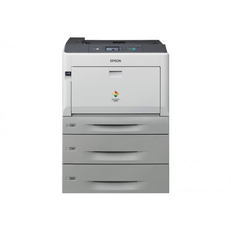 EPSON AcuLaser C9300D2TN A3 color USB 30ppm A4 4800RIT Duplex 2 Paper Trays and Network