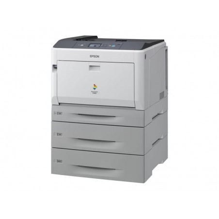 EPSON AcuLaser C9300D2TN A3 color USB 30ppm A4 4800RIT Duplex 2 Paper Trays and Network