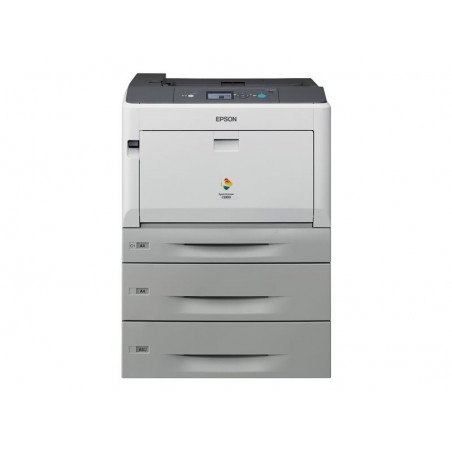 EPSON AcuLaser C9300D2TN A3 color USB 30ppm A4 4800RIT Duplex 2 Paper Trays and Network