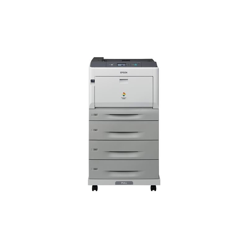EPSON AcuLaser C9300D3TNC A3 color USB 30ppm A4 4800RIT Duplex 3 Paper Trays, Stand and Network