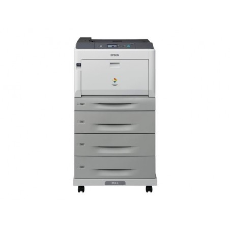 EPSON AcuLaser C9300D3TNC A3 color USB 30ppm A4 4800RIT Duplex 3 Paper Trays, Stand and Network