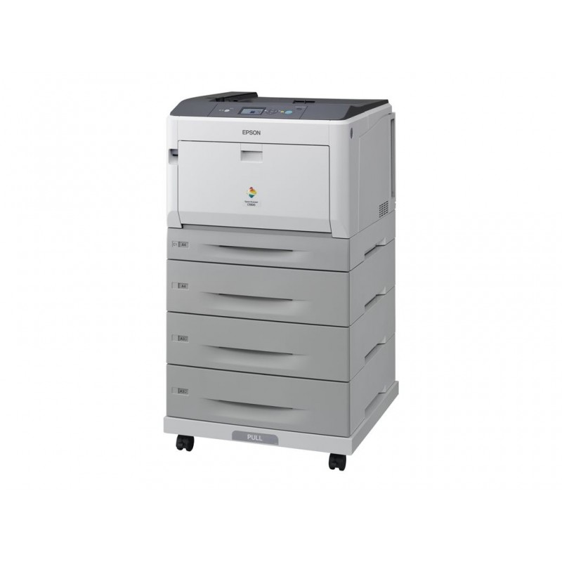EPSON AcuLaser C9300D3TNC A3 color USB 30ppm A4 4800RIT Duplex 3 Paper Trays, Stand and Network
