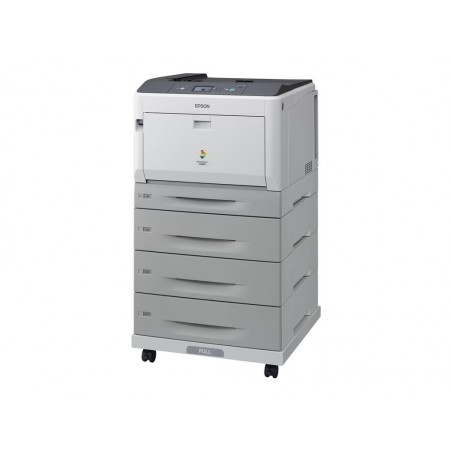 EPSON AcuLaser C9300D3TNC A3 color USB 30ppm A4 4800RIT Duplex 3 Paper Trays, Stand and Network