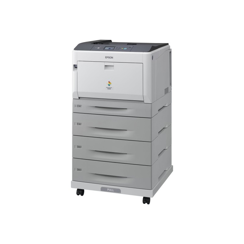 EPSON AcuLaser C9300D3TNC A3 color USB 30ppm A4 4800RIT Duplex 3 Paper Trays, Stand and Network