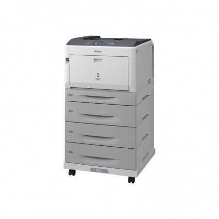 EPSON AcuLaser C9300D3TNC A3 color USB 30ppm A4 4800RIT Duplex 3 Paper Trays, Stand and Network