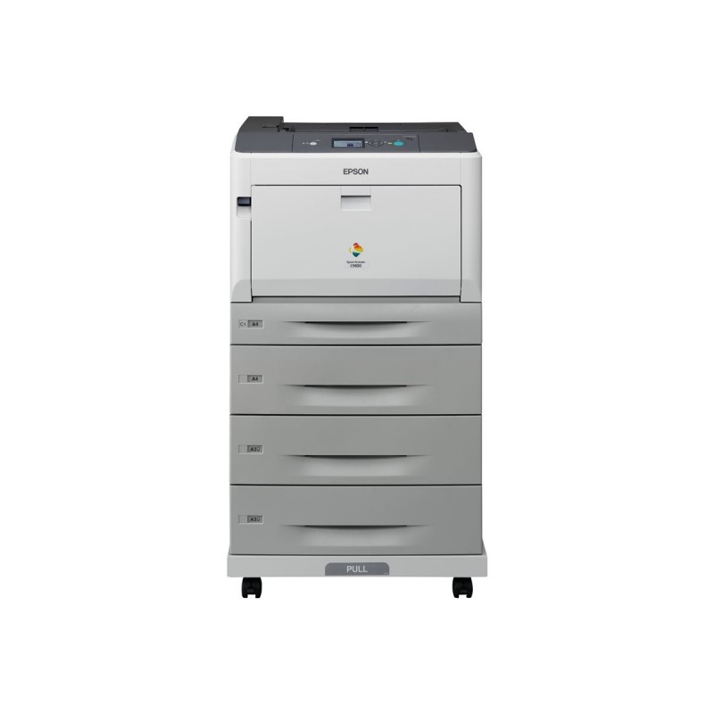 EPSON AcuLaser C9300D3TNC A3 color USB 30ppm A4 4800RIT Duplex 3 Paper Trays, Stand and Network
