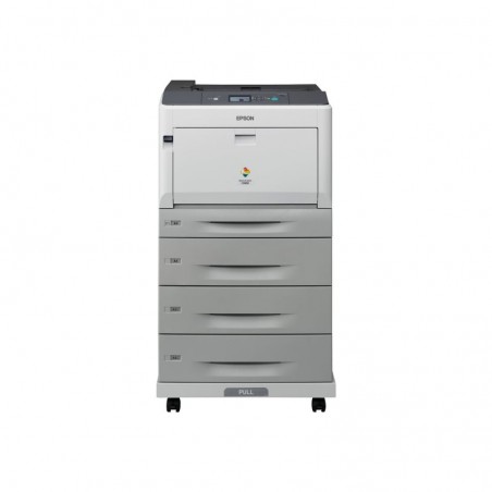 EPSON AcuLaser C9300D3TNC A3 color USB 30ppm A4 4800RIT Duplex 3 Paper Trays, Stand and Network