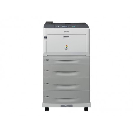 EPSON AcuLaser C9300D3TNC A3 color USB 30ppm A4 4800RIT Duplex 3 Paper Trays, Stand and Network