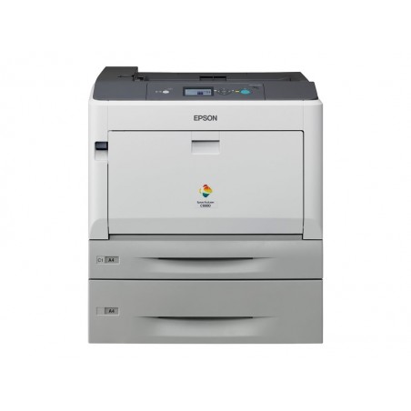 EPSON AcuLaser C9300DTN A3 color USB 30ppm A4 4800RIT Duplex Paper Tray and Network