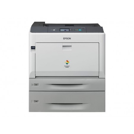 EPSON AcuLaser C9300DTN A3 color USB 30ppm A4 4800RIT Duplex Paper Tray and Network