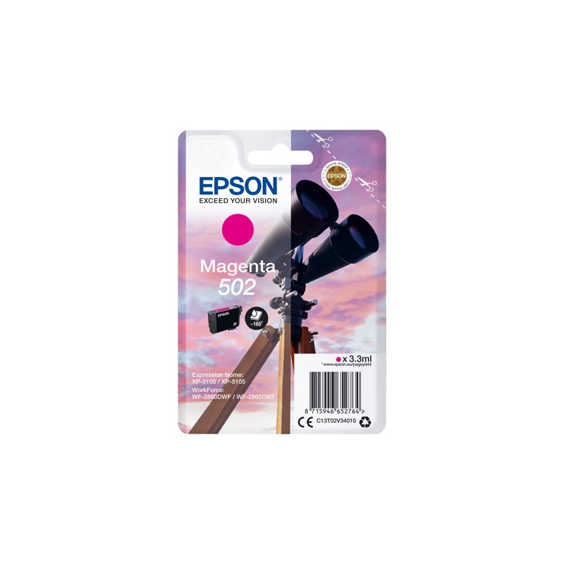 EPSON Singlepack Magenta 502 Ink SEC