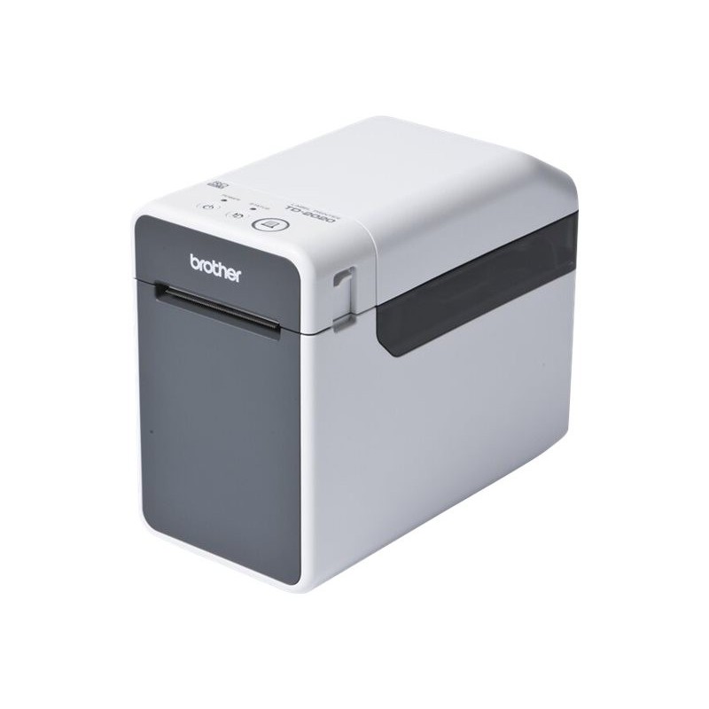 BROTHER TD-2120N Label printer direct thermal Roll 63mm 203dpi 152.4mm/sec USB 2.0 LAN serial USB host Cutter