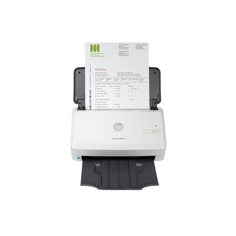 HP Scanjet Pro 3000 s4 Sheet-feed Document scanner CMOS CIS Duplex 216x3100mm 600dpix600dpi 40ppm mono ADF 50sheets 4000scans