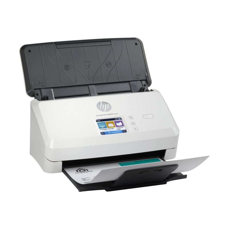 HP Scanjet Pro N4000 snw1 Sheet-feed Document scanner CMOS CIS Duplex 216x3100mm 600x600dpi 40ppm ADF 50sheets 4000scans LAN Wi-