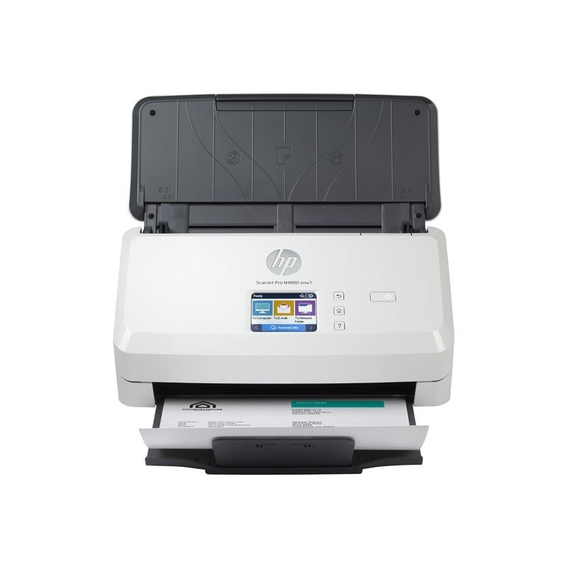 HP Scanjet Pro N4000 snw1 Sheet-feed Document scanner CMOS CIS Duplex 216x3100mm 600x600dpi 40ppm ADF 50sheets 4000scans LAN Wi-