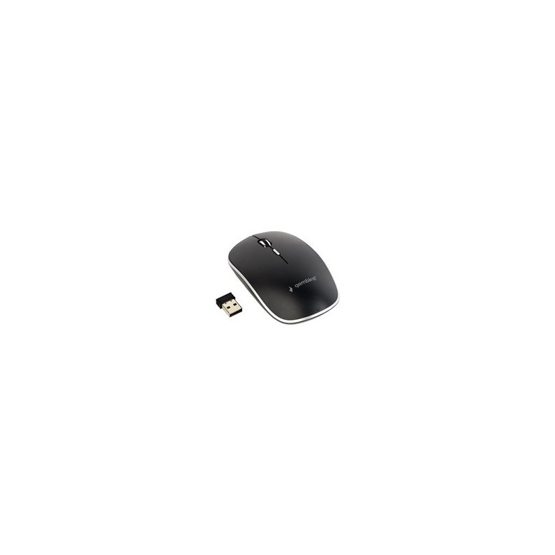 GEMBIRD Silent wireless optical mouse black GEMBIRD Silent wireless optical mouse black