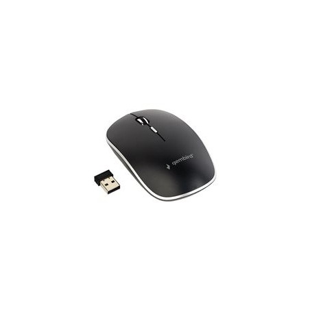 GEMBIRD Silent wireless optical mouse black GEMBIRD Silent wireless optical mouse black