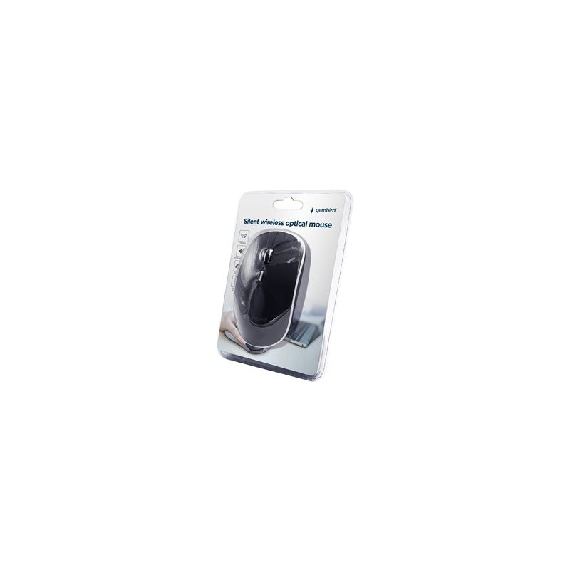 GEMBIRD Silent wireless optical mouse black GEMBIRD Silent wireless optical mouse black
