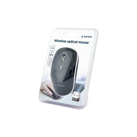 GEMBIRD Silent wireless optical mouse black GEMBIRD Silent wireless optical mouse black