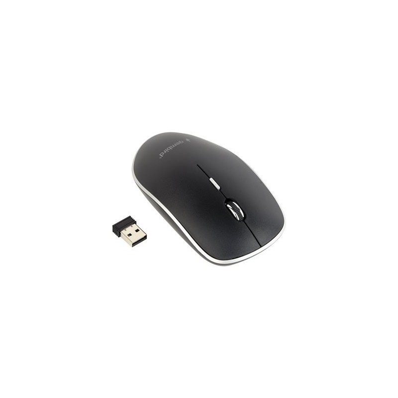 GEMBIRD Silent wireless optical mouse black GEMBIRD Silent wireless optical mouse black