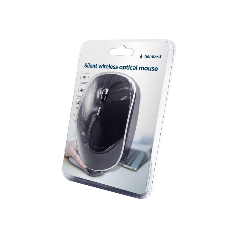 GEMBIRD Silent wireless optical mouse black GEMBIRD Silent wireless optical mouse black