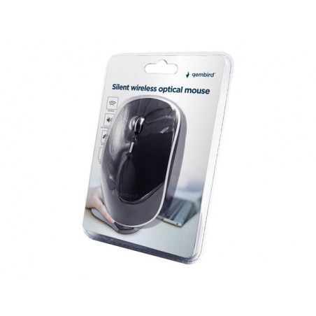 GEMBIRD Silent wireless optical mouse black GEMBIRD Silent wireless optical mouse black