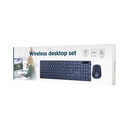 GEMBIRD KBS-WCH-03 Bezprzewodowy zestaw klawiatury z myszką układ US czarny GEMBIRD KBS-WCH-03 Bezprzewodowy zestaw klawiatury z myszką układ US czarny