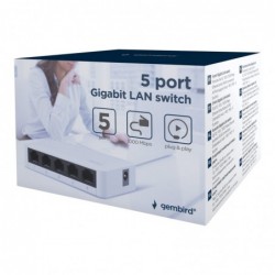 GEMBIRD NSW-G5-01 Switch 5-port 10/100/1000Mbps