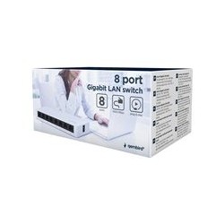 GEMBIRD NSW-G8-01 8-portowy switch Gigabit LAN GEMBIRD NSW-G8-01 8-portowy switch Gigabit LAN