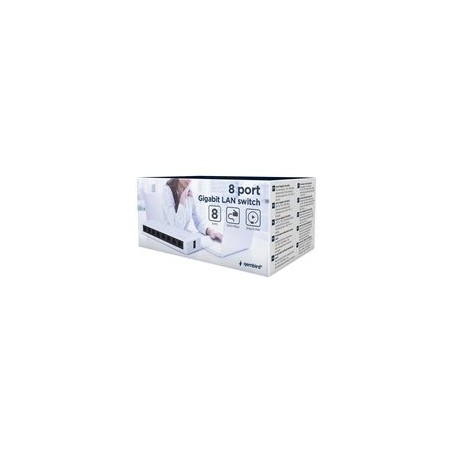 GEMBIRD NSW-G8-01 8-portowy switch Gigabit LAN GEMBIRD NSW-G8-01 8-portowy switch Gigabit LAN