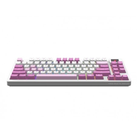 Klawiatura gamingowa Forge GK600 TKL W Violet US 