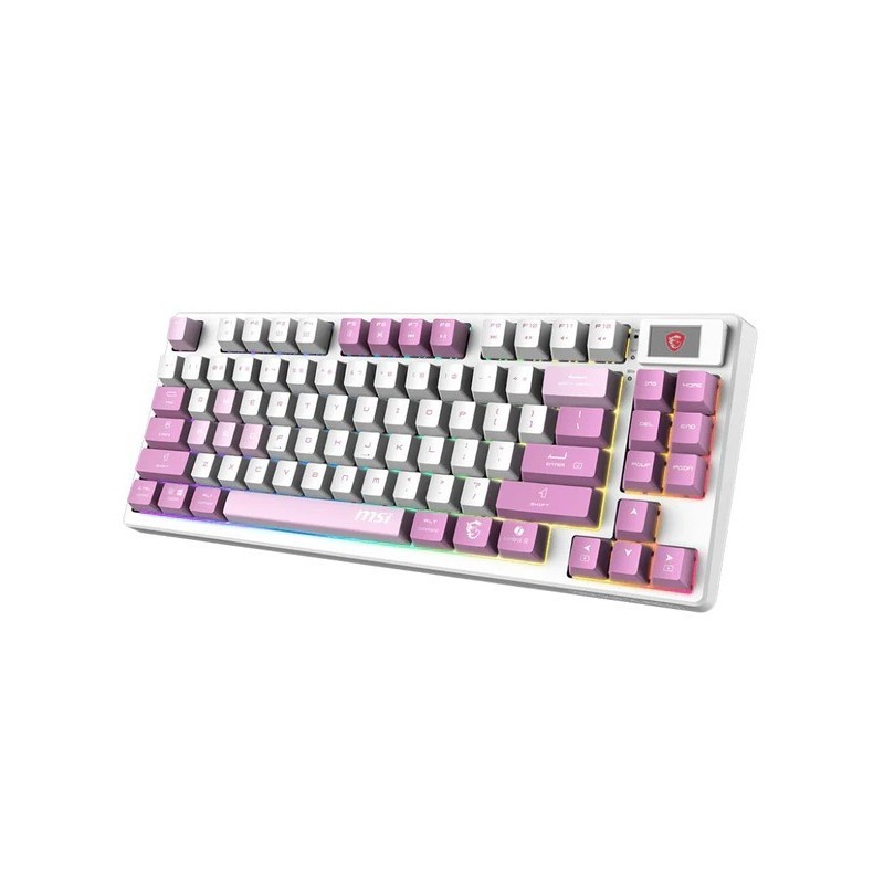 Klawiatura gamingowa Forge GK600 TKL W Violet US 