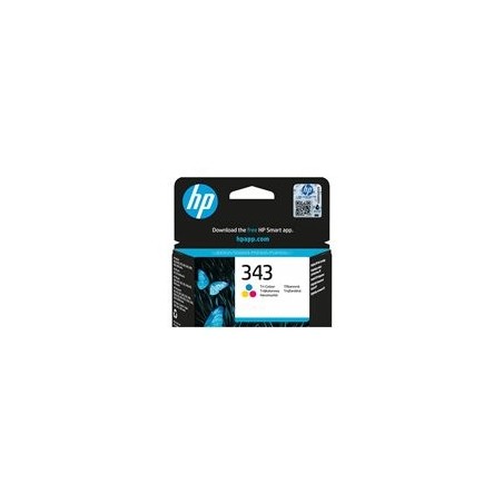HP 343 original ink cartridge tri-colour standard capacity 7ml HP 343 original ink cartridge tri-colour standard capacity 7ml