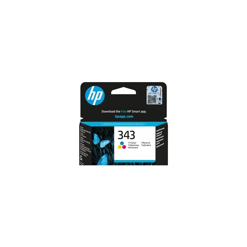 HP 343 original ink cartridge tri-colour standard capacity 7ml