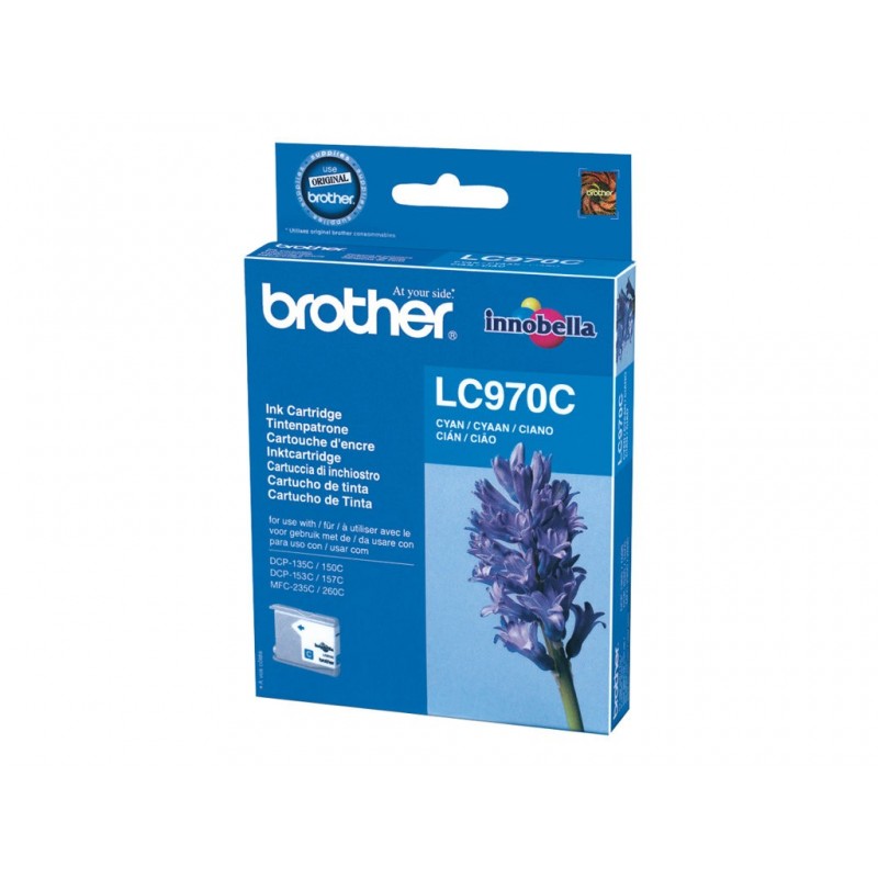 BROTHER LC970C Tusz Brother LC970C cyan 300str DCP135 / DCP150 / MFC235 / MFC260 BROTHER LC970C Tusz Brother LC970C cyan 300str DCP135 / DCP150 / MFC235 / MFC260