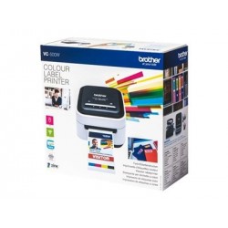 BROTHER VC-500W Label printer colour direct thermal Roll 5cm 313dpi 8mm/secmono/8mm/seccolour USB 2.0 Wi-Fi Cutter