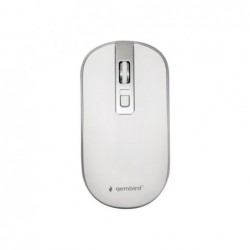 GEMBIRD MUSW-4B-06-WS Mysz optyczna kolor biało-srebrny Nano odbiornik GEMBIRD MUSW-4B-06-WS Mysz optyczna kolor biało-srebrny Nano odbiornik