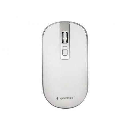 GEMBIRD MUSW-4B-06-WS Mysz optyczna kolor biało-srebrny Nano odbiornik GEMBIRD MUSW-4B-06-WS Mysz optyczna kolor biało-srebrny Nano odbiornik