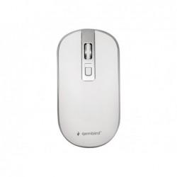 GEMBIRD MUSW-4B-06-WS Mysz optyczna kolor biało-srebrny Nano odbiornik GEMBIRD MUSW-4B-06-WS Mysz optyczna kolor biało-srebrny Nano odbiornik
