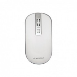 GEMBIRD MUSW-4B-06-WS Mysz optyczna kolor biało-srebrny Nano odbiornik GEMBIRD MUSW-4B-06-WS Mysz optyczna kolor biało-srebrny Nano odbiornik