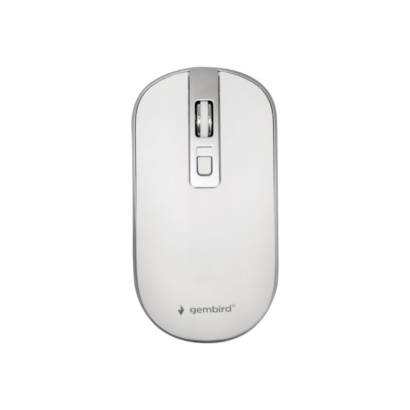 GEMBIRD MUSW-4B-06-WS Mysz optyczna kolor biało-srebrny Nano odbiornik GEMBIRD MUSW-4B-06-WS Mysz optyczna kolor biało-srebrny Nano odbiornik