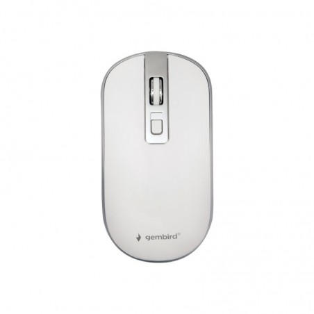 GEMBIRD MUSW-4B-06-WS Mysz optyczna kolor biało-srebrny Nano odbiornik GEMBIRD MUSW-4B-06-WS Mysz optyczna kolor biało-srebrny Nano odbiornik
