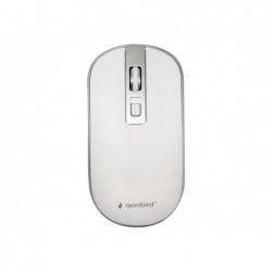 GEMBIRD MUSW-4B-06-WS Mysz optyczna kolor biało-srebrny Nano odbiornik GEMBIRD MUSW-4B-06-WS Mysz optyczna kolor biało-srebrny Nano odbiornik