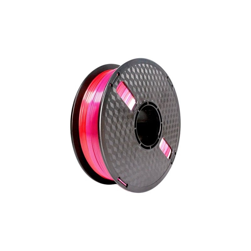 GEMBIRD 3DP-PLA-SK-01-RP Filament PLA Silk Rainbow czerwony/fioletowy 1.75mm 1kg