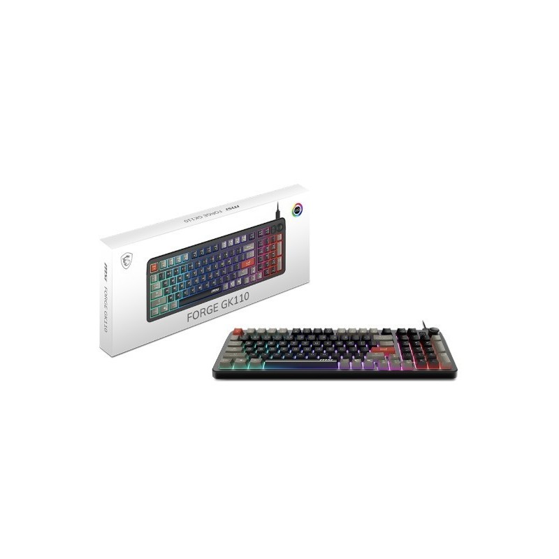 Klawiatura gamingowa Forge GK110 US Klawiatura gamingowa Forge GK110 US