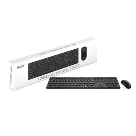 Klawiatura + mysz Forge K210 Combo US 